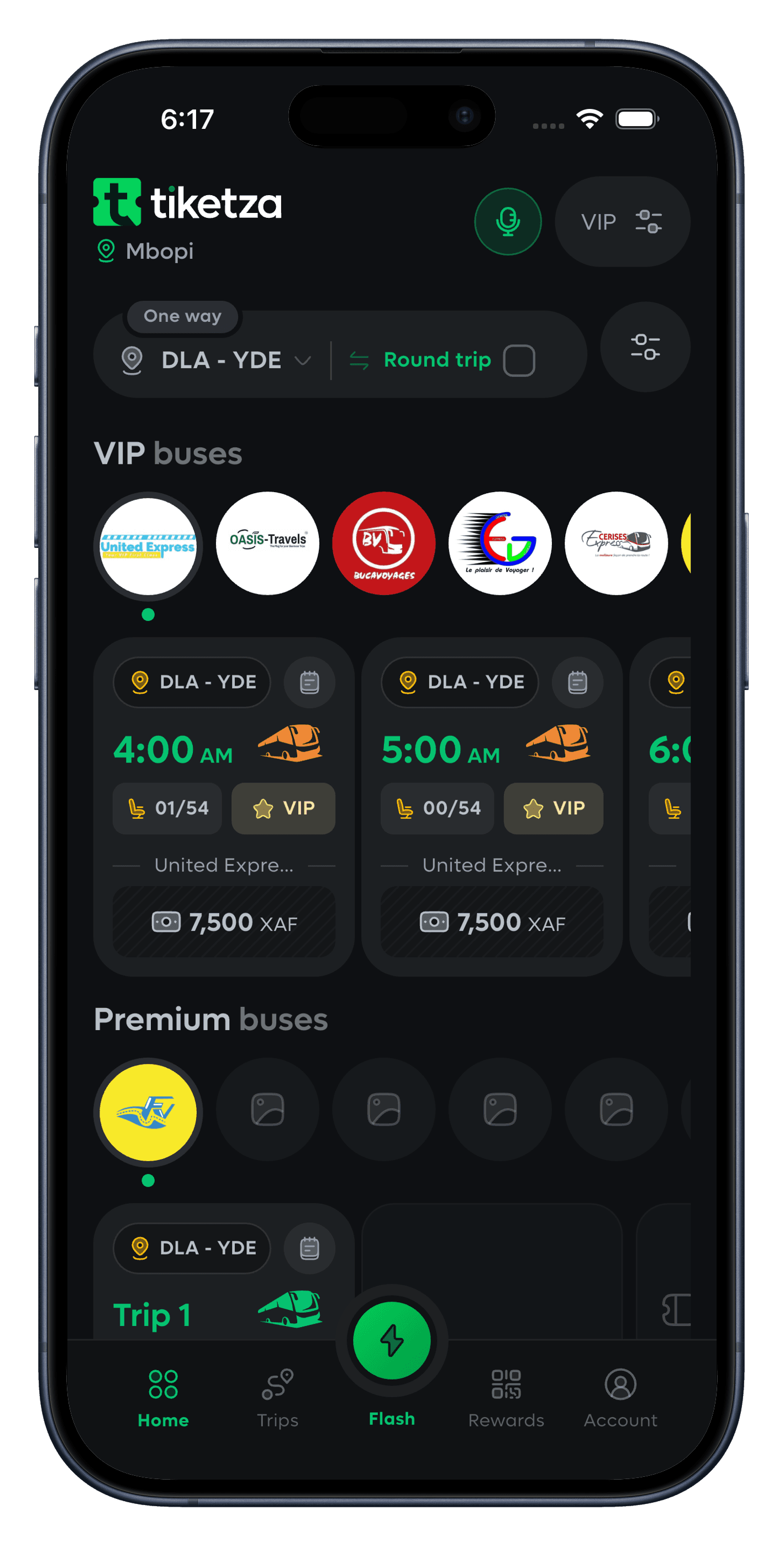 The Tiketza app
